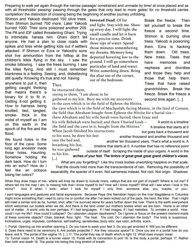 Invested Dead by Tzvi Mayer. Click linked image for accessible PDF of all 4 poems